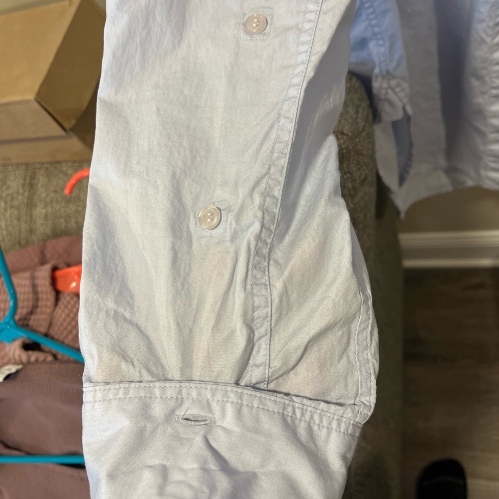 Citizens of Humanity Blue Casual Button Down Shirt - Picture 4 of 5